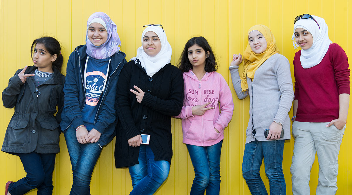 Wege nach Deutschland, Mädchen aus Syrien © Gustavo Alàbiso